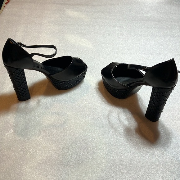 Studded party platform heels. Worn once. - Picture 2 of 7